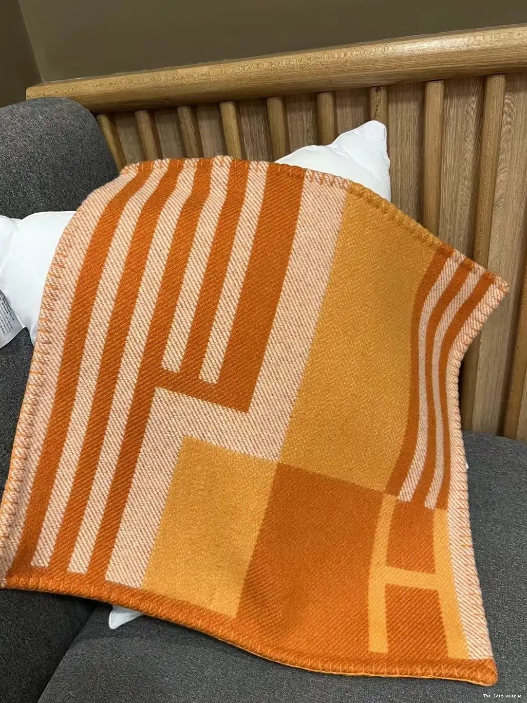 ITHAQUE THROW PILLOW HERMES WOOL 0504